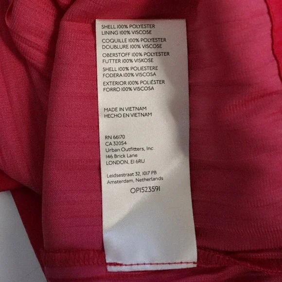 NWOT Anthropologie Somerset Silky Hot Pink Maxi Dress / 3X - Picture 8 of 9